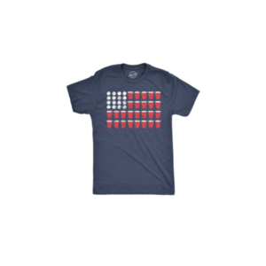American Flag Beer Pong T-Shirt